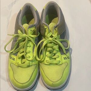 Nike dunkedto Ronaldhino low zoom Neon Yellow and Gray Sneakers
